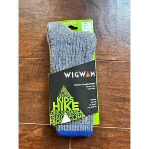 Wingman Merino Comfort Hikinh Midweight Socks Kids Youth Made In USA
